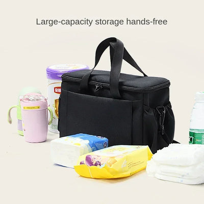 Stroller Organizer Bags Mummy Large Capacity Travel Hanging Bag Bottle Holder Pram Diaper Bags Baby Stroller Accessories