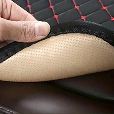 3PCS UNIVERSAL CAR SEAT CUSHION – BREATHABLE COMFORT SEAT PROTECTOR PAD & INTERIOR ACCESSORIES