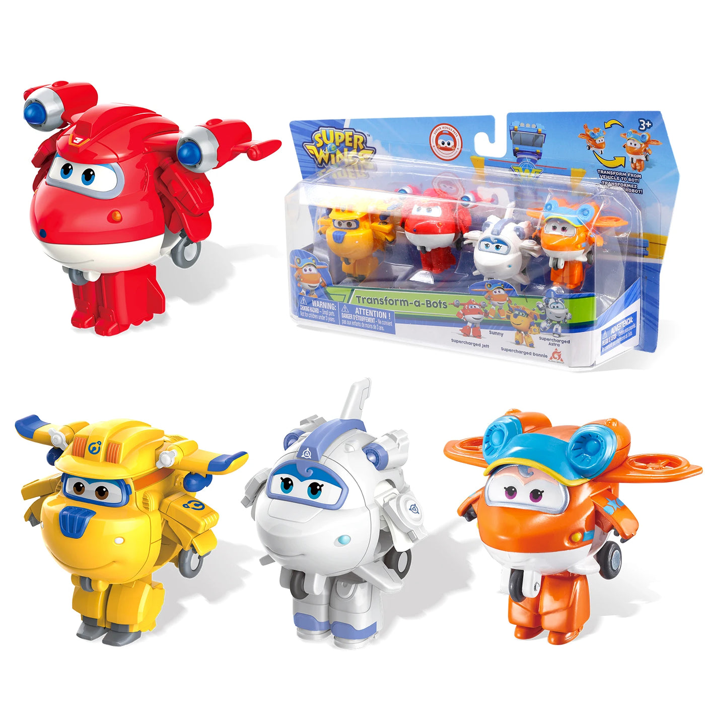 36 Types Super Wings 2" Scale Mini Transforming Anime Deformation Plane Robot Action Figures Transformation Toys For Kids Gifts