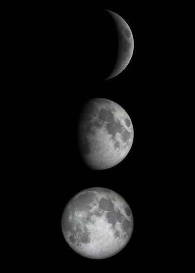 Black White Art Moon Phase Posters Aesthetic Canvas Prints Painting Wall Picture for Living Room Bar Cafe Home Decor Cuadros
