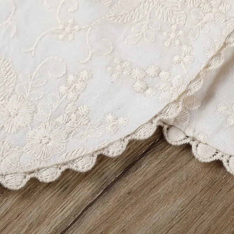 Baby Bandana Bibs Drooling And Teething with Delicate Embroidery Apparel Access