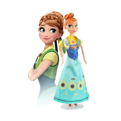 Disney Frozen 2 Elsa Anna Figure Princess Doll Toys Snow Queen Boys Girls Toys Elsa Dolls Clothes for Dolls