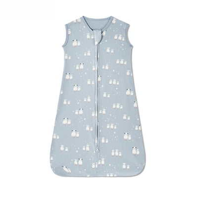 New Cotton Fabric Baby Sleeping Bags Sleeveless Vest Newborn Child Anti-kick Quilt Summer Thin Two Way Zipper Baby Sleeping Sack