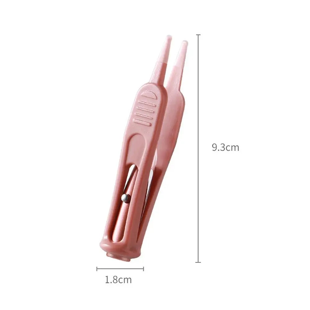 Safety Forceps with LED Light Baby Dig Booger Clip Infants Clean Ear Nose Navel Safety Tweezers Safe Forceps Cleaning Supplies