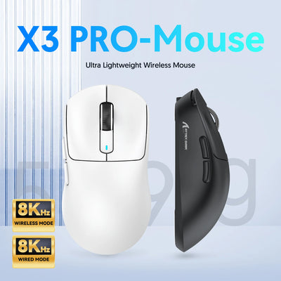 AttackShark X3/X3Pro Wireless Gaming Mouse,PAW3395 26K DPI 1K/4K, 3-mode lightweight gaming mouse,suitable for multiple systems