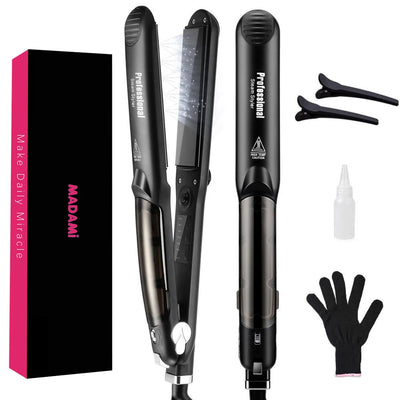 Steam_Hair_Straightener_Professional_Ceramic_Vapor_Flat_Iron_450℉_Fast_Heat_Argan_Oil_Treatment_Hair_Care _Tools