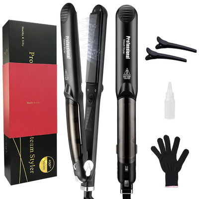 Steam_Hair_Straightener_Professional_Ceramic_Vapor_Flat_Iron_450℉_Fast_Heat_Argan_Oil_Treatment_Hair_Care _Tools