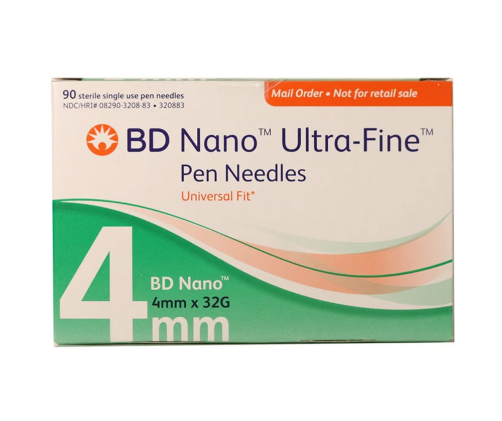 BD Nano Ultra fine pen neddles 4mm x 32g