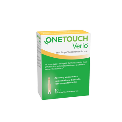 OneTouch Verio Test Strips, Accuracy You Can Trust, 100 Each