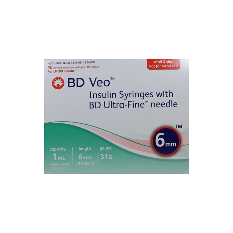 BD VEO INSULIN SYRINGES (with BD Ultra Fine Needle)