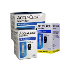 Accu-Chek Smart View Blood Glucose Test Strips, 50 Ct