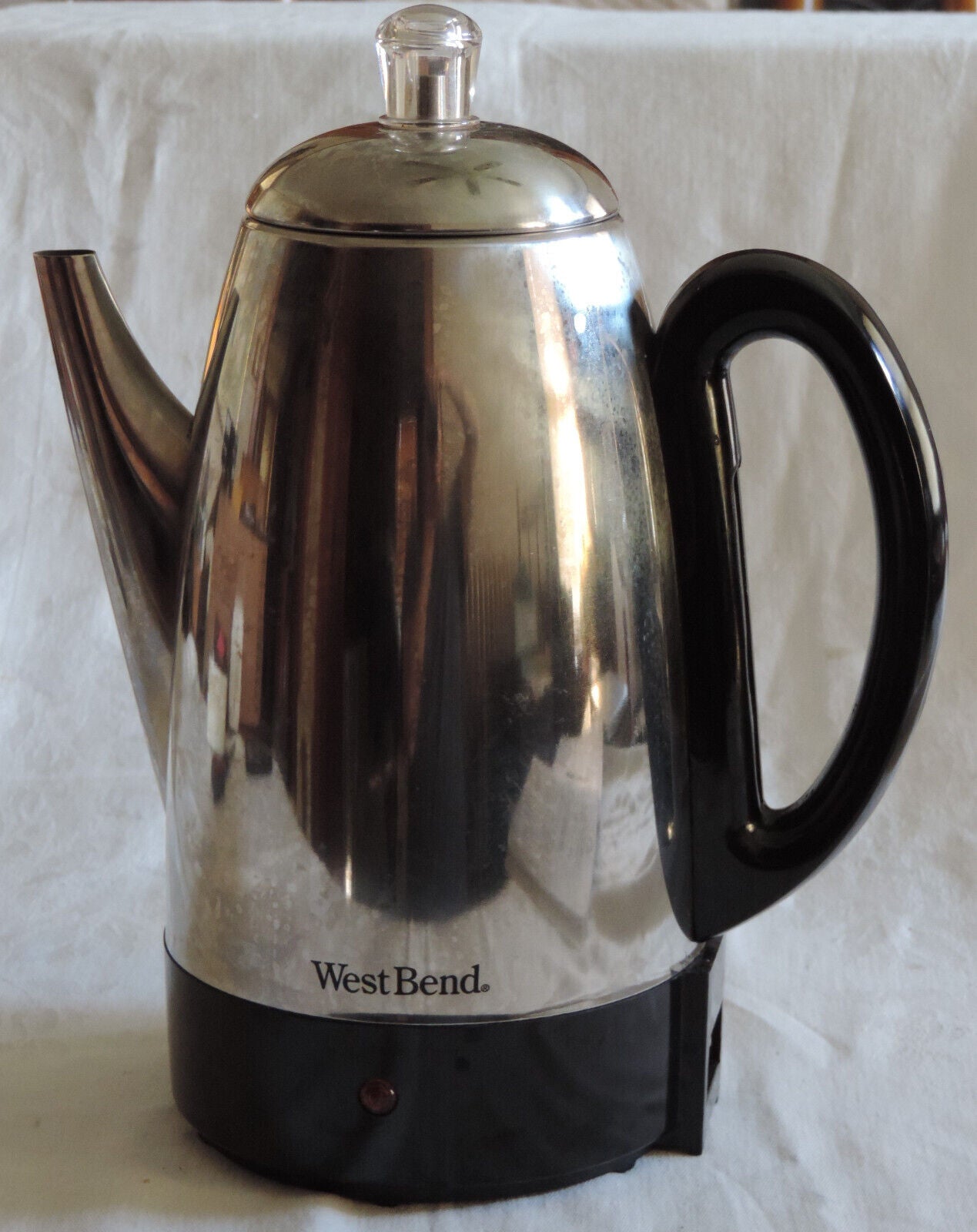 West Bend Model 54159 Chrome Electric 12 cup Percolator