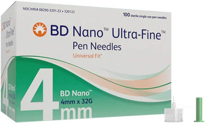 BD Nano ultra fine 4mm 90 ct